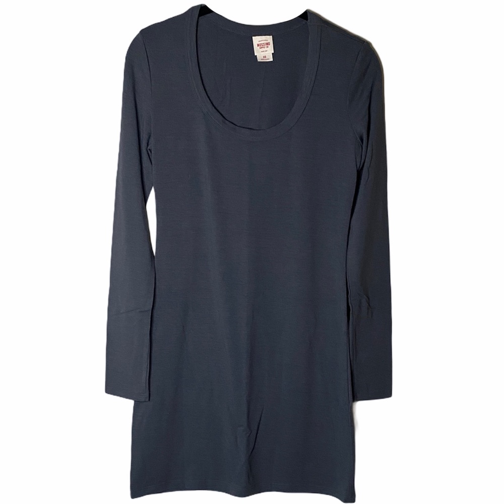 Mossimo | T Shirt Dress L/S Dress Gray